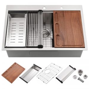 27×22 Inch Topmount Sink