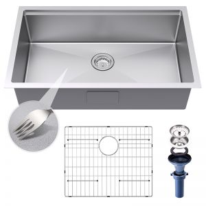 32×19 Inch 3D Embossed Surface Finish Sink